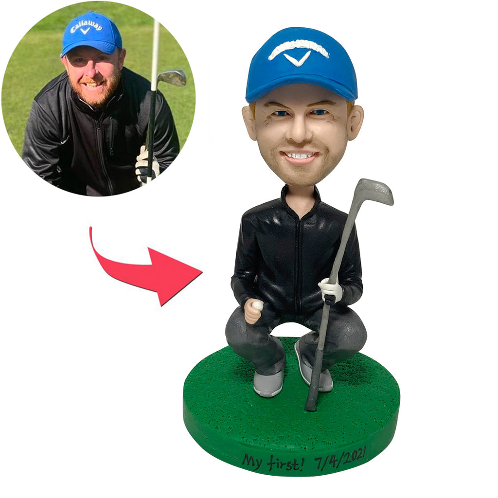 Bobblehead de golf personnalisé