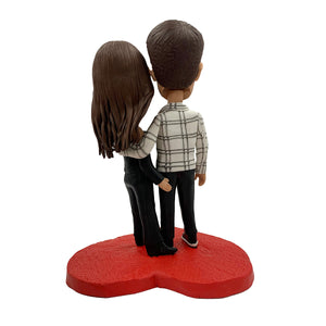 Couples personnalisés Figures de tête Bobble